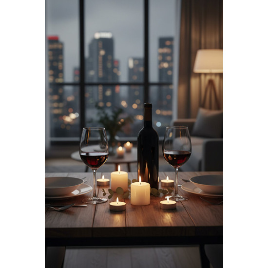 Teali̇ght Yuvarlak Beyaz 50 Li̇