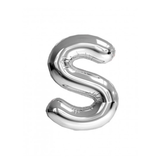 16 Inc Folyo Balon Harf Gümüş S