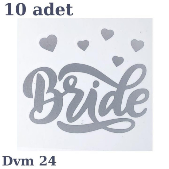 Dövme Bri̇de Gümüş Kalp No:24 Dövme Bri̇de Gümüş Kalp No:24