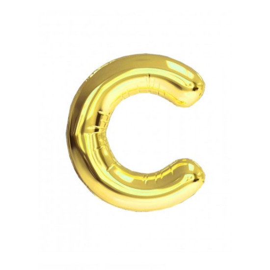 40 Inc Folyo Balon Harf Altin C 40 Inc Folyo Balon Harf Altin C