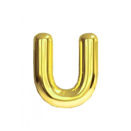 40 Inc Folyo Balon Harf Altin U 40 Inc Folyo Balon Harf Altin U