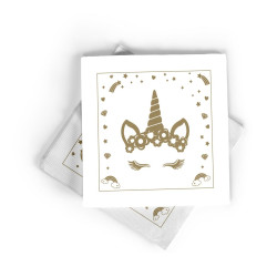 Peçete Varakli üni̇corn Altin 2 No