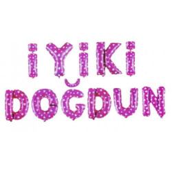 Set İyi̇ki̇ Doğdun Folyo Balon Pembe Set İyi̇ki̇ Doğdun Folyo Balon Pembe