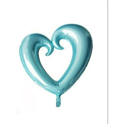 Kalp 40 İnç Folyo Balon Mavi̇ Kalp 40 İnç Folyo Balon Mavi̇