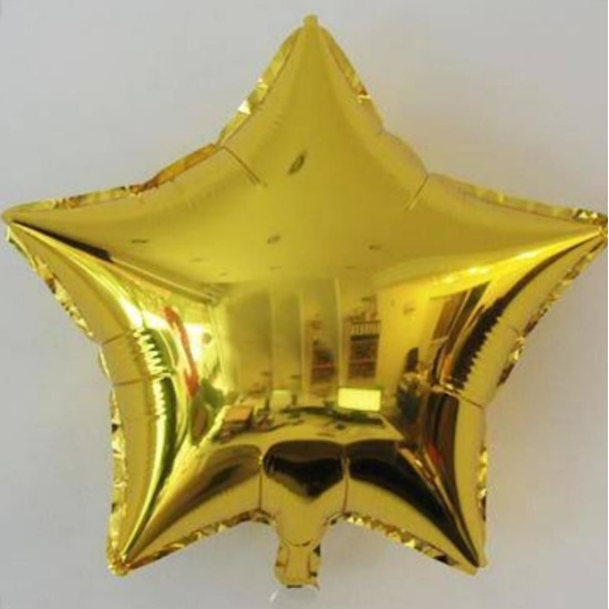 Yildiz Folyo Balon 18 İnç Altin Yildiz Folyo Balon 18 İnç Altin