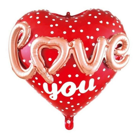 Kalp 24 Love Puanli İnç Folyo Balon