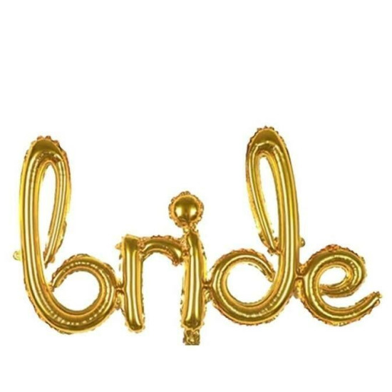 Set Bride Kareografi̇ Folyo Balon  Gold