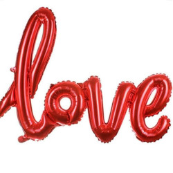 Love Büyük Folyo Balon 65 X 108 Cm Love Büyük Folyo Balon 65 X 108 Cm