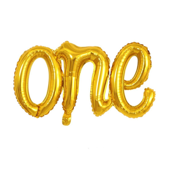 One  Folyo Balon Altin