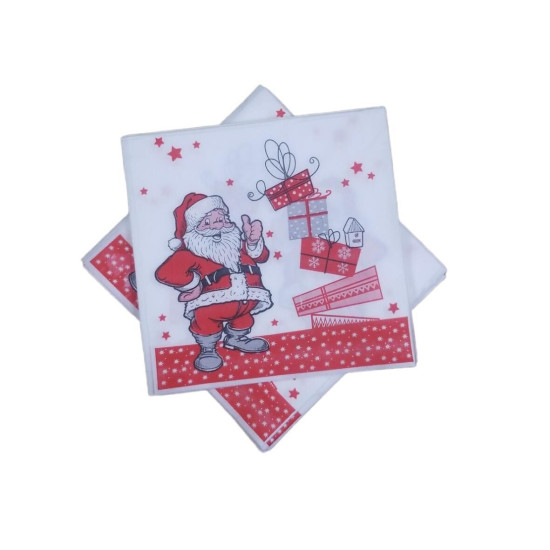 Baskili Peçete Noel Baba