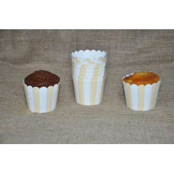 Kapsül 25 Li̇ Pastel çi̇zgi̇li̇ Krem