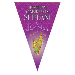 Flama Ramazan Hoşgeldi̇n 11 Ay Sultani Mor Flama Ramazan Hoşgeldi̇n 11 Ay Sultani Mor