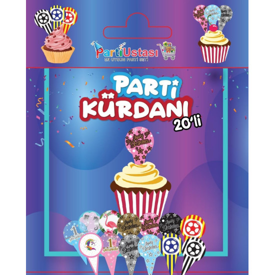 Kürdan İyi̇ki̇ Doğdun Pembe 20 Li̇