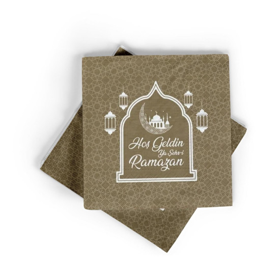 Baskili Peçete  Ramazan Gold