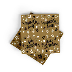 Baskili Peçete İ.doğdun Altin