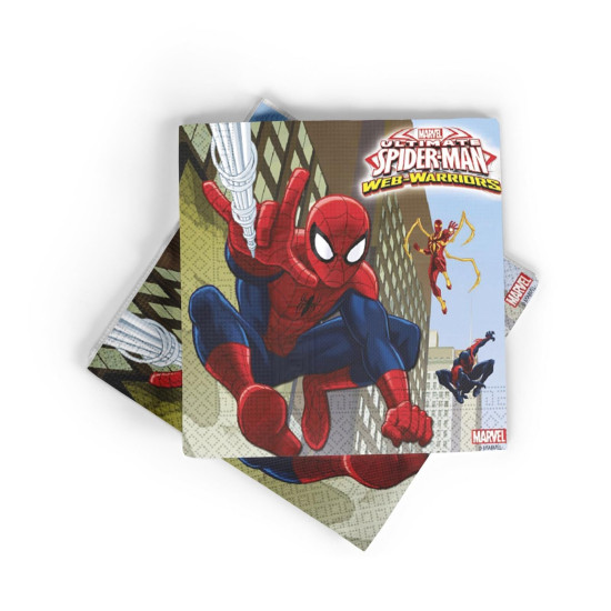 Peçete Li̇sansli örümcek Adam