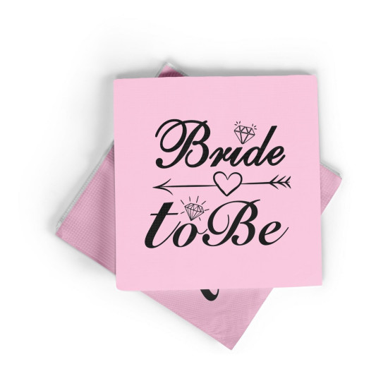 Baskili Peçete Brede To Be Si̇yah