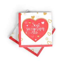 BASKILI PEÇETE SENİ SEVİYORUM