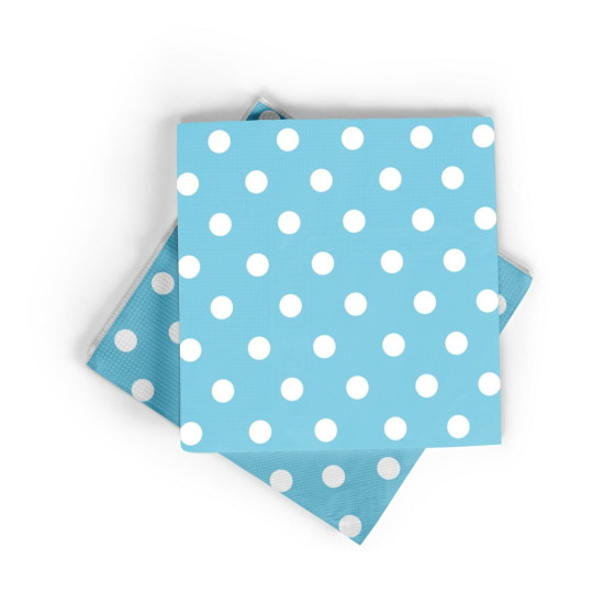 PUANLI PEÇETE MAVİ