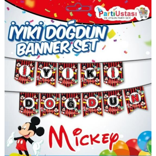 YAZI BANNER MİCKEY