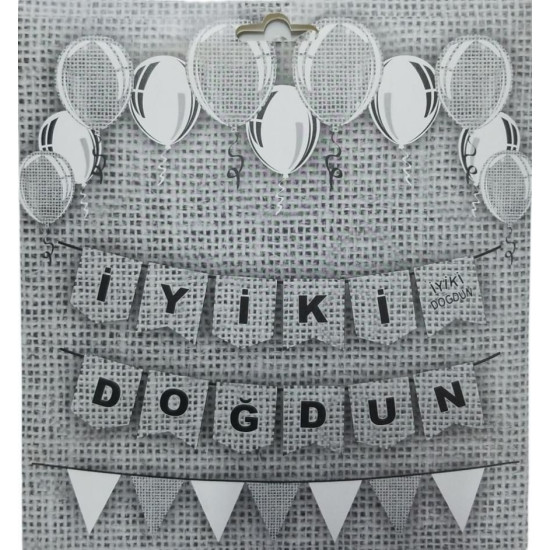 Yazi Zarf Banner Kraf Gümüş Yazi Zarf Banner Kraf Gümüş