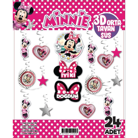 3D TAVAN SÜS 24 LÜ MİNİ