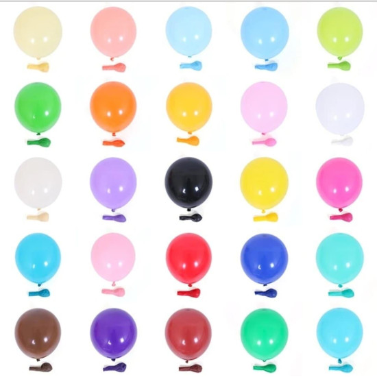Balon Pastel Sari 100 Lü
