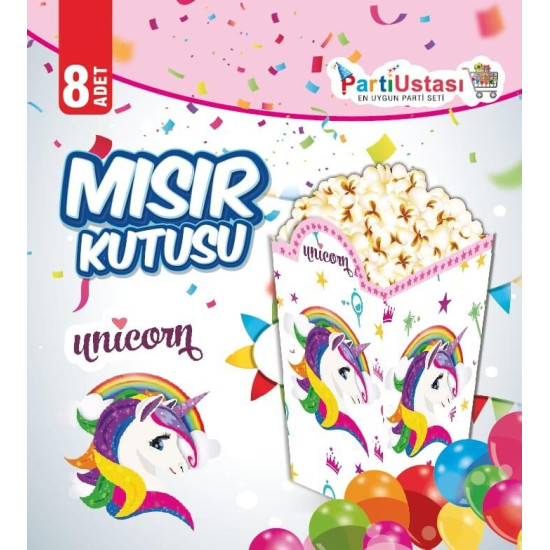 MISIR KUTUSU ÜNİCORN 8 Lİ