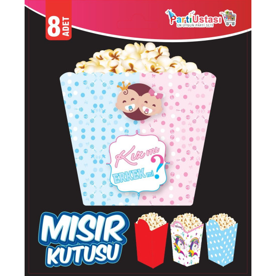 MISIR KUTUSU CİNSİYET 8 Lİ