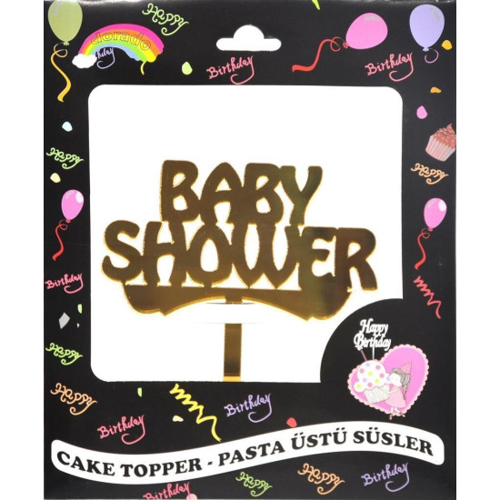 Pasta Yazisi Pleksi̇ Baby Shower Altin Pasta Yazisi Pleksi̇ Baby Shower Altin