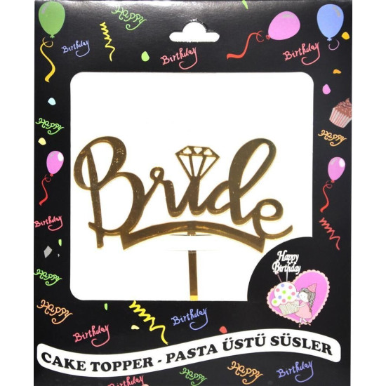 Pasta Yazisi Pleksi̇ Bri̇de Altin Pasta Yazisi Pleksi̇ Bri̇de Altin