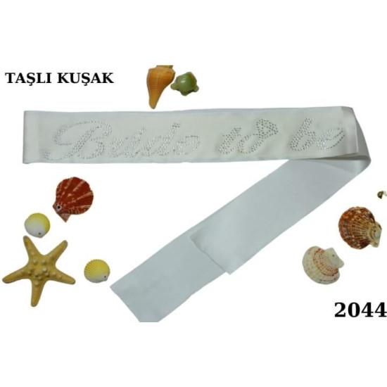 Kuşak Taşli Bri̇de To Be Beyaz Gümüş Kuşak Taşli Bri̇de To Be Beyaz Gümüş