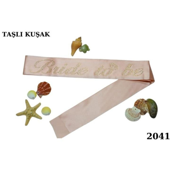 Kuşak Taşli Bri̇de To Be Pembe Altin