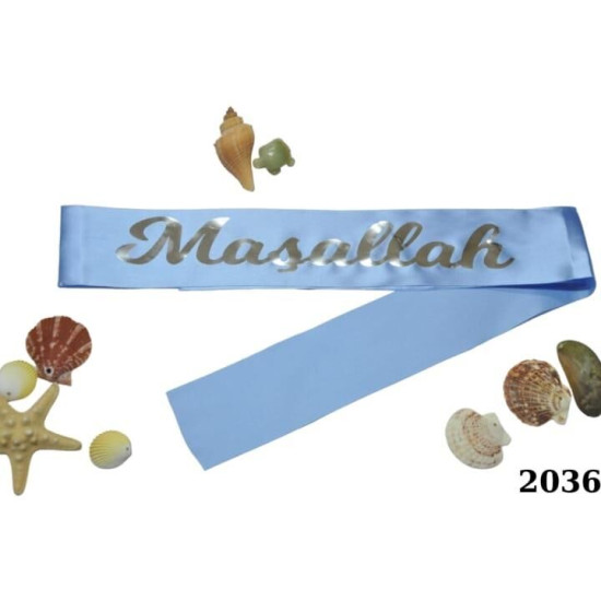 Kuşak Maşallah Mavi̇ Altin