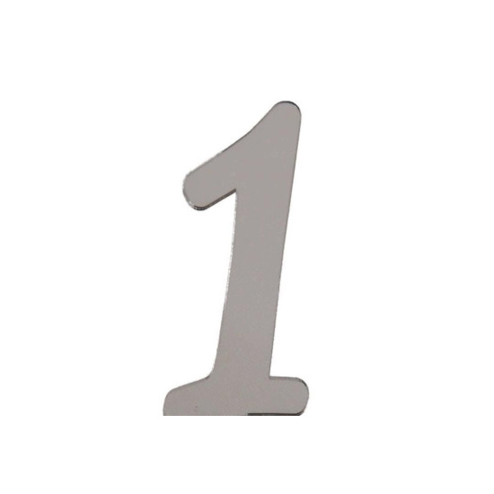 Pleksi̇ Rakam Gümüş No:1 Pleksi̇ Rakam Gümüş No:1