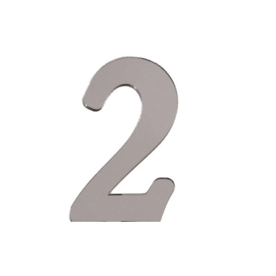 Pleksi̇ Rakam Gümüş No:2 Pleksi̇ Rakam Gümüş No:2