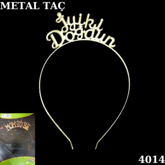 Taç Metal İyi̇ki̇ Doğdun Altin Taç Metal İyi̇ki̇ Doğdun Altin