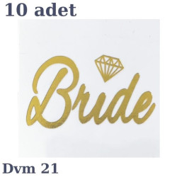 Dövme Bri̇de Altin Elmas No:21 Dövme Bri̇de Altin Elmas No:21