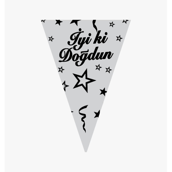 Flama İyi̇ki̇ Doğdun Gümüş Flama İyi̇ki̇ Doğdun Gümüş