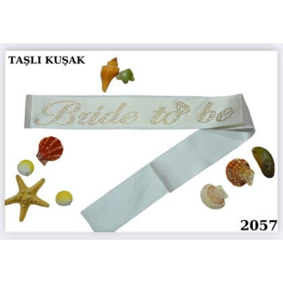 Kuşak Bride To Be Beyaz Altin